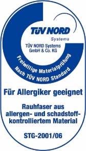 TUV过敏症适用性认证